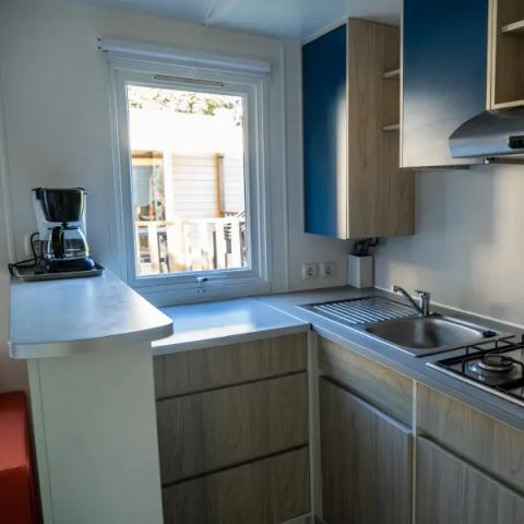 BUNGALOW 5 personnes - Mobil Home Aqua 2ch 5pers Terrasse Semi-Couverte Clim