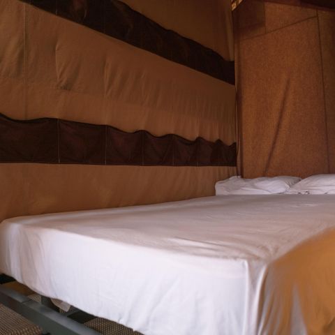Tente en toile et en bois 4 personnes - Glamping Lodge 1/4 pers