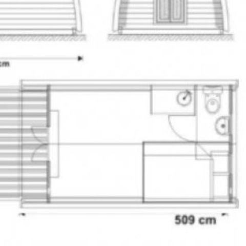 Bungalow 1/4 personnes - Pod