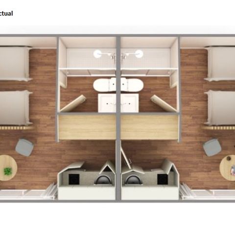 Mobile home 1/4 persons - Twin