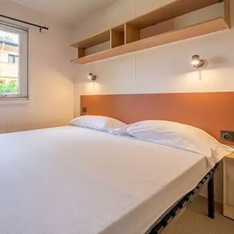 Mobilheim 6 personen - Comfort | 3 Schlafz. | 6 Pers. | Erhöhte Terrasse | Klimaanlage