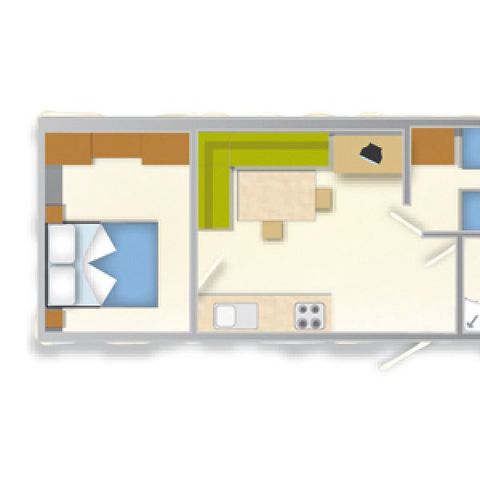 Stacaravan 6 personen - BAIA LUX