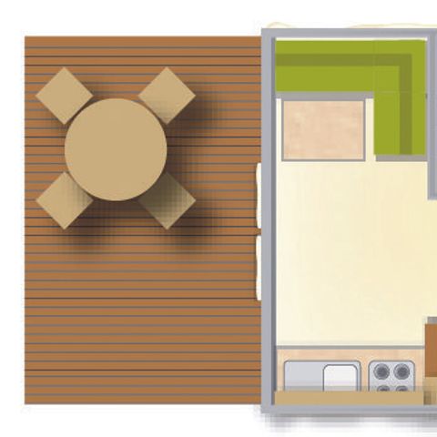 Mobile home 5 persons - SMERALDA