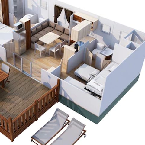 Mobile home 5 persons - SUNLODGE REDWOOD