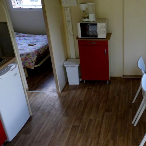 Chalet 4 personen - Chalet Bouleau Standaard 20m² - 2 kamers + 10m² overdekt terras