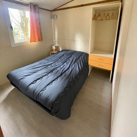 Chalet 4 Personen - Chalet Peuplier Standard 26m² - 2 Zimmer + Überdachte Terrasse 10m² + Klimaanlage + TV 4 pers.