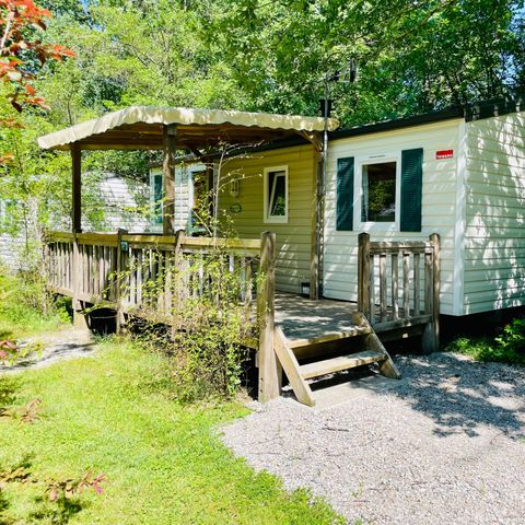 Mobilheim 4 Personen - Chêne Confort 30m² - 2 Zimmer + Überdachte Terrasse 14m² 4 pers.