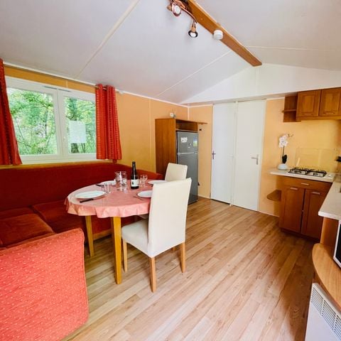 Mobilheim 4 personen - Mobilheim Chêne Confort 30m² - 2 Zimmer + Überdachte Terrasse 14m² 4 pers.