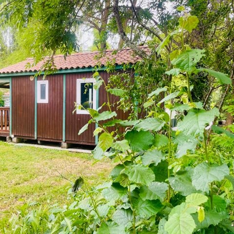 Chalet 5 personnes - Figuier Standard 20m² - 2 chambres - Terrasse couverte