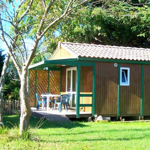 Chalet 5 persone - Figuier Standard 20m² - 2 camere - Da letto - Terrazza coperta - 5 posti - Letto