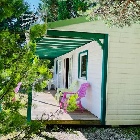 Chalet 6 personen - Chalet Epicea Confort 32m² - 3 kamers - Overdekt terras 15m² 6 pers.