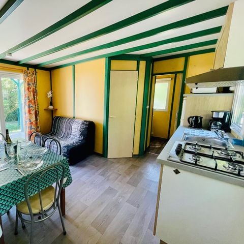 Chalet 6 personen - Chalet Epicea Confort 32m² - 3 Zimmer - Überdachte Terrasse 15m² 6 pers.