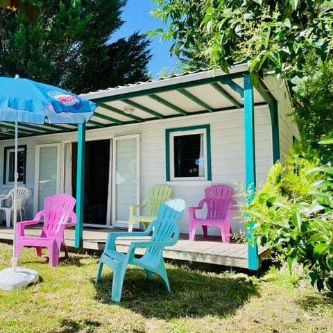 Chalet 6 Personen - Chalet Epicea Confort 32m² - 3 Zimmer - Überdachte Terrasse 15m² 6 pers.