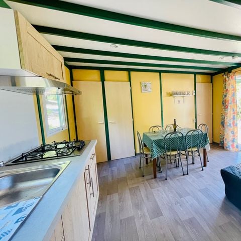 Chalet 6 personen - Chalet Epicea Confort 32m² - 3 Zimmer - Überdachte Terrasse 15m² 6 pers.