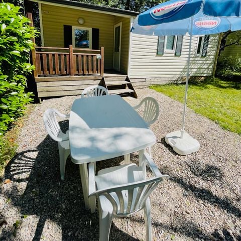 Mobilheim 4 personen - Frêne Confort 23m² - 2 Zimmer + Überdachte Terrasse 4m² 4 pers.