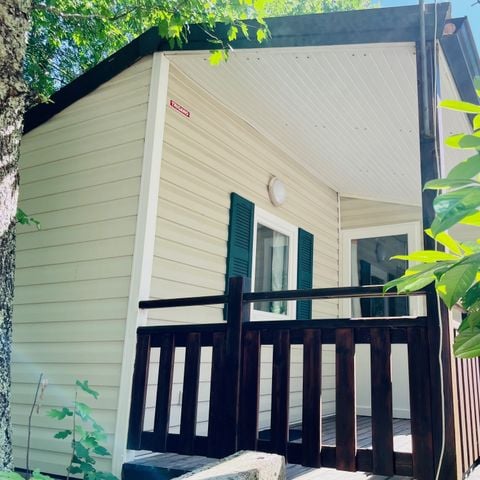 MOBILHOME 4 personnes - Frêne Confort 23m² - 2 chambres + Terrasse couverte 4m² 4 pers. 