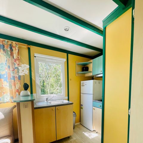 Chalet 4 Personen - Chalet Pommier Vue Montagne Confort 23m² 2 Zimmer + Überdachte Terrasse 15m² + Klimaanlage + TV