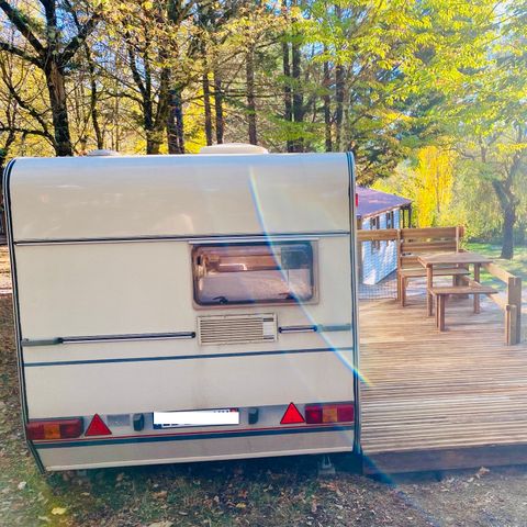 CARAVAN 2 people - Locaravane 10m² + Terrasse 9m² + terrace