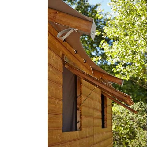 CANVAS AND WOOD TENT 4 people - CABANE LODGE without sanitary facilities