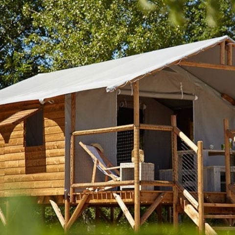 CANVAS AND WOOD TENT 4 people - CABANE LODGE without sanitary facilities