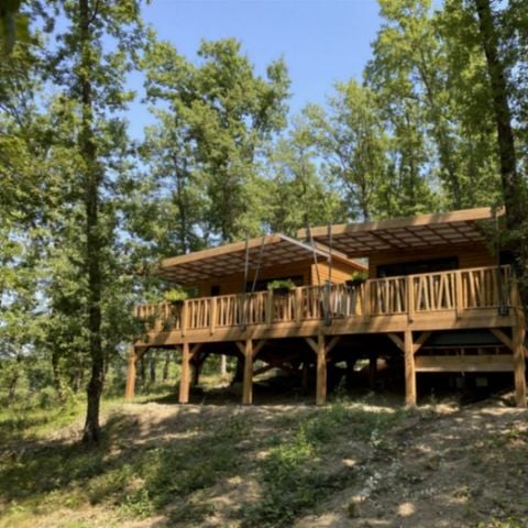 Bungalow 10 Personen - Cabane Spa Prestige XL 4Sch. - 10p (Klima)