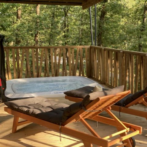 BUNGALOW 10 people - Cabane Spa Prestige XL 4ch. - 10p (Air conditioning)