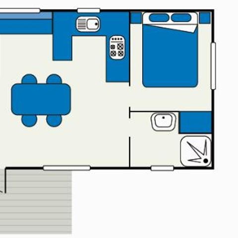 MOBILHOME 6 personas - OLIVIER (con aire acondicionado)