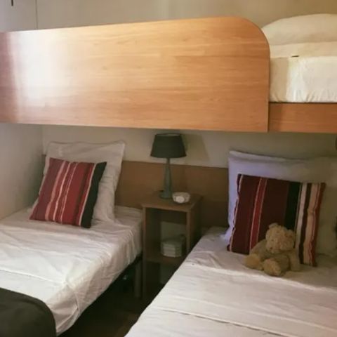 Stacaravan 6 personen - Olivier met terras 2 slaapkamers