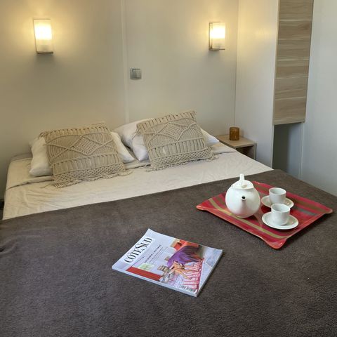 Mobilheim 4 Personen - Tamaris Klimaanlage mit Terrasse 2 Schlafzimmer