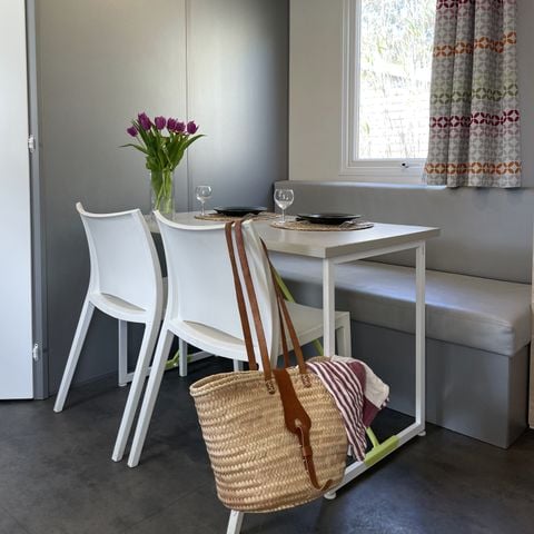 Mobilheim 4 Personen - Tamaris Klimaanlage mit Terrasse 2 Schlafzimmer