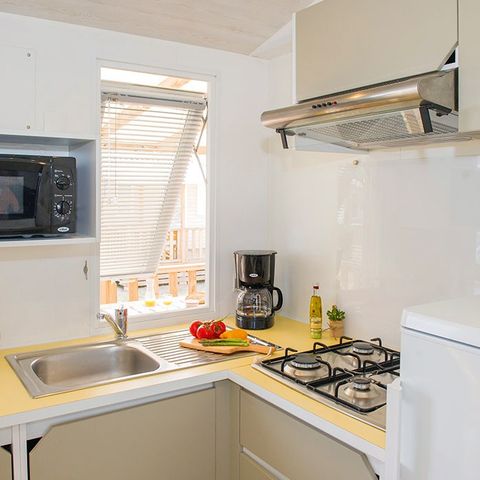 Stacaravan 4 personen - Stacaravan | Classic XL | 2 slaapkamers | 4 pers. | Verhoogd terras | Airconditioning.