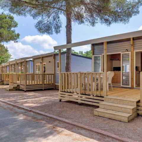 Mobile home 6 persons - Comfort XL | 2 Bedrooms | 4/6 Pers. | Raised terrace | Air conditioning