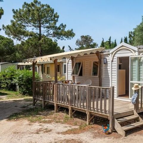 MOBILHOME 6 personas - Clásico | 3 Dormitorios | 6 Plazas | Terraza semicubierta | 1 Baño