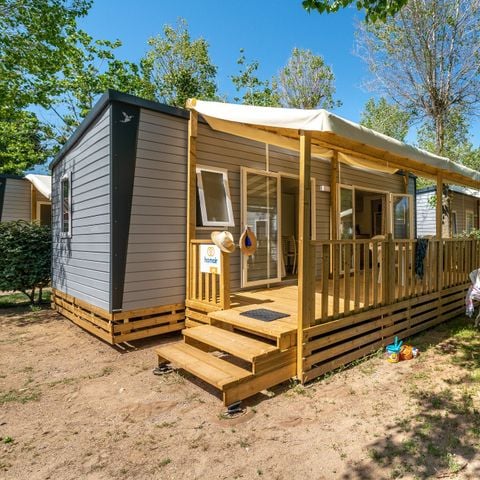 Mobile home 6 persons - Mobile-home | Comfort XL | 2 Bedrooms | 4/6 Pers. | Raised terrace | Air conditioning