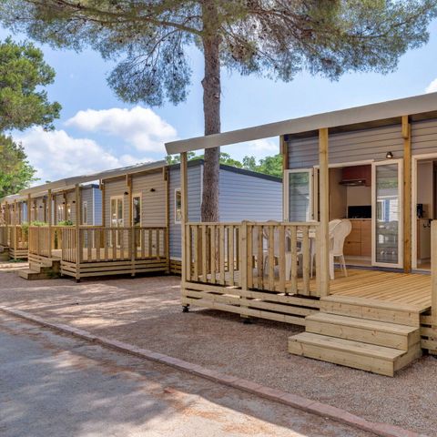 Mobile home 4 persons - Premium | 2 Bedrooms | 4 Pers | Raised terrace | 1 Bathroom | Air conditioning