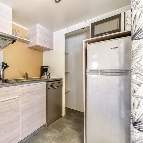 CASA MOBILE 4 persone - Premium | 2 Camere da letto | 4 Posti letto | Terrazza semicoperta | 1 Bagno | Aria condizionata