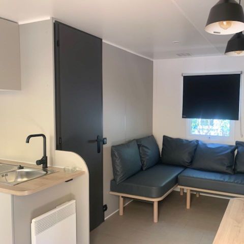 Mobilheim 6 Personen - PREMIUM COTTAGE RIVIERA CLIMATISIERT 3 Schlafzimmer
