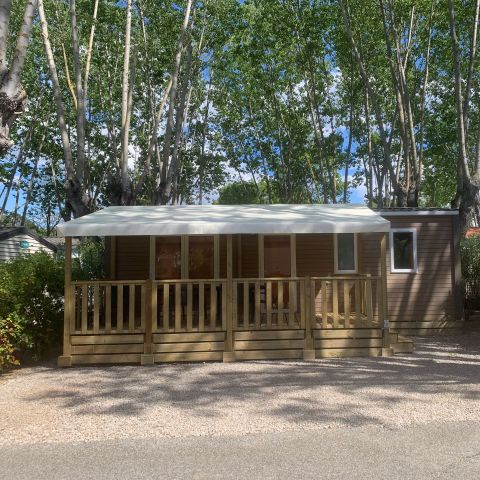 Mobilheim 6 Personen - PREMIUM COTTAGE RIVIERA CLIMATISIERT 3 Schlafzimmer