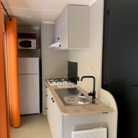 Mobilheim 6 Personen - PREMIUM COTTAGE RIVIERA CLIMATISIERT 3 Schlafzimmer