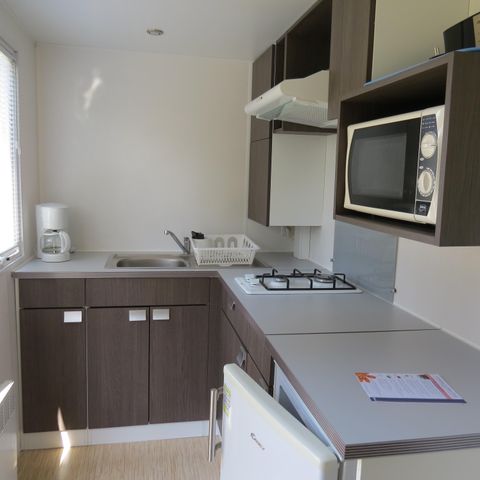 Mobile home 2 persons - Standard 20m² - (2pers) 1 bedroom + bathroom/WC + TV + Terrace