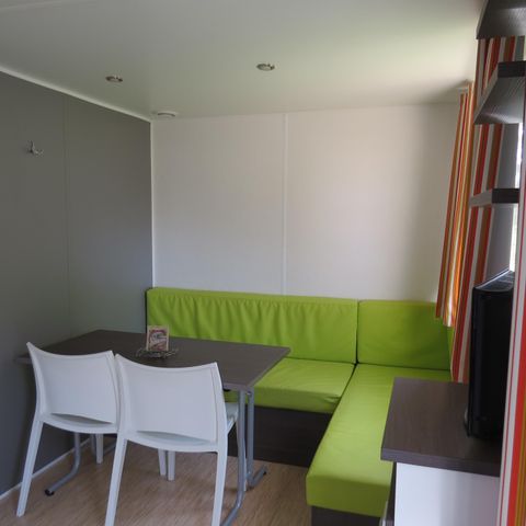 Mobilheim 2 Personen - Standard 20m² - (2pers) 1 Schlafzimmer + Bad/WC + TV + Terrasse