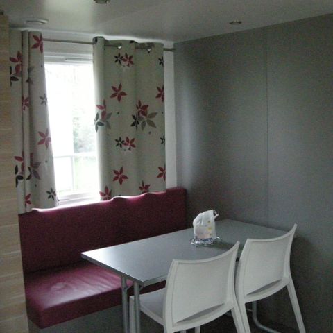 Mobilheim 4 personen - CONFORT 25m² - (4pers) - 2 Schlafzimmer + 1SDB + WC + TV + Halbüberdachte Terrasse