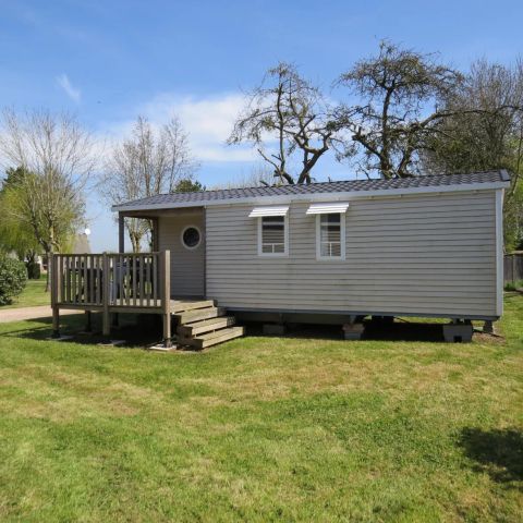 MOBILHOME 6 personnes - CONFORT 31m² - (6pers) 3 chambres + 1SDB + WC + Terrasse semi-couverte