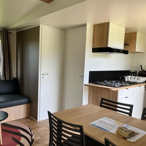 Mobile home 4 persons - Homeflower Premium 29m² (4pers) 2CH +SDB+WC +TV + LV - Canal view