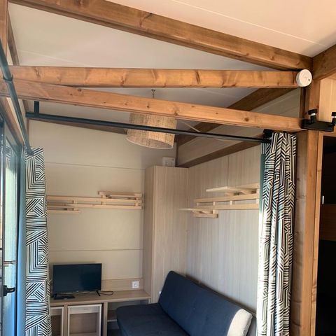 Chalet 5 Personen - Premium 30m² - (5pers) 2 CH+ 1SDB + WC + Terrasse 19m² + TV + LV + Kanalblick