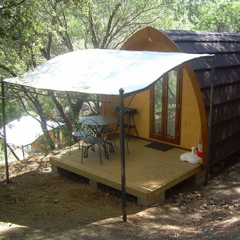 Chalet 4 persons - Chalet Insolite 19m² (1 bedroom) - without sanitary + Air conditioning (M/S) 2/4 pers