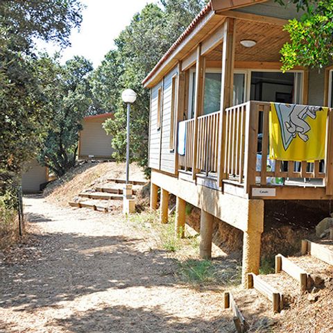Chalet 5 persons - Chalet Vue Vallée Confort 35m² avec Clim (S) 4/5 pers