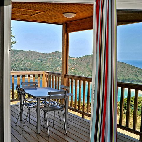 Chalet 5 personen - Chalet Vue Vallée Confort 35m² (2bed - 6 pers) + Airconditioning (S)