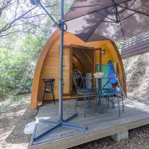 Chalet 2 persons - Chalet Insolite 19m² (1bed - 2 pers) - without sanitary facilities + Air conditioning (M/D)
