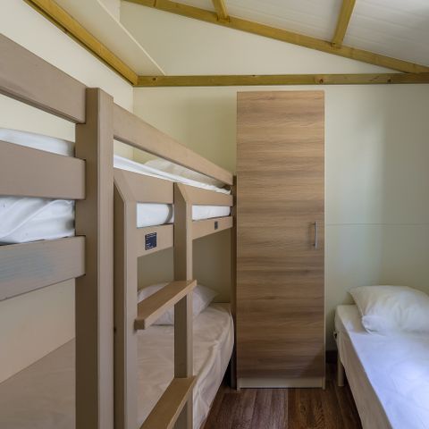 Chalet 5 personen - Chalet Essentiel Confort 25m² avec Clim (S) 5 pers